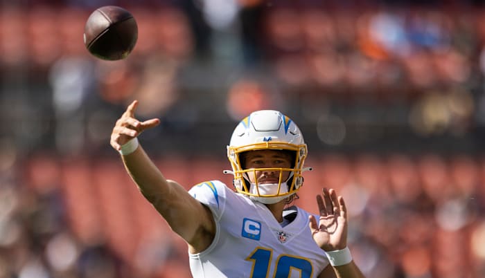 Los Angeles Chargers quarterback Justin Herbert